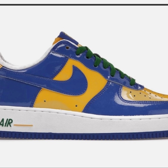 Vintage AF1 Brazil 🇧🇷 Size 9 New in Box - Picture 3 of 16